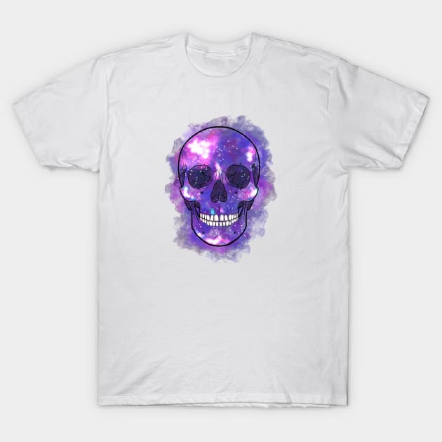 Cosmic Skull 4 T-Shirt by KMogenArt